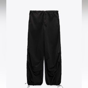 NWT ZARA PARACHUTE PANTS